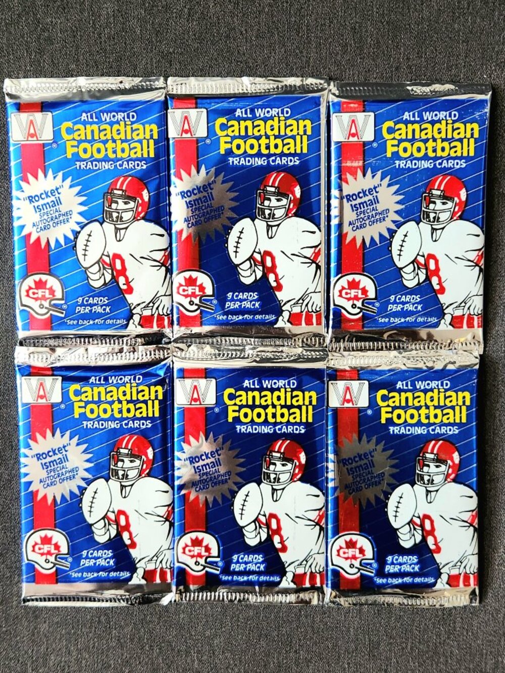 CFL Canadian Football Cards | All World Trading Cards